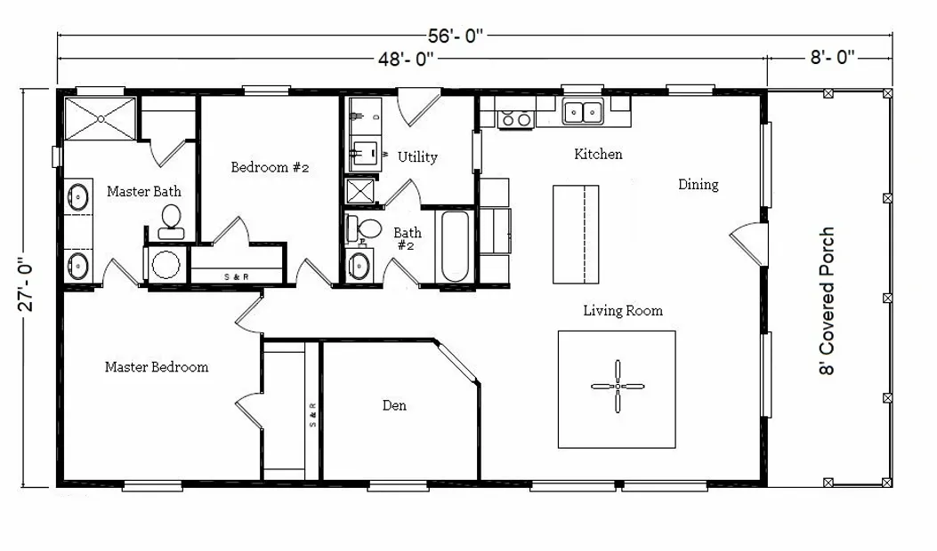 American Dream 28482K floor plan